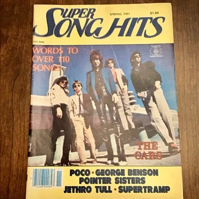 Super Song Hits Magazine Spring 1981 Poco Jethro Tull Supertramp Pointer Sisters - Image 1 of 4