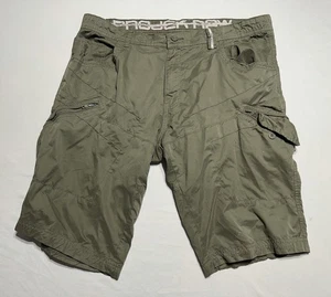 Pantalones Cortos Project Raw Cargo Nylon Exterior Utilidad Verde Oliva Para Hombre Talla 38 - Imagen 1 de 6