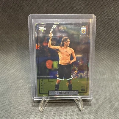 2025 Topps Focus Argentina Hernan Crespo Black Starballer /10 - Image 1 of 2