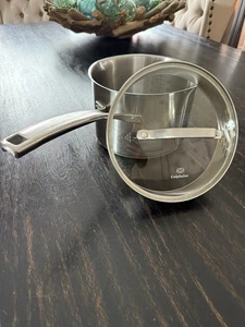 🔴 Calphalon Edelstahl 87035 Soßenpfanne 3 1/2 QT. 3,3 L Glasdeckel guter Zustand - Bild 1 von 24