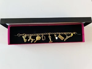 Barbie Bettelarmband vergoldet Special Limited Edition 1990 Neu mit Box - Bild 1 von 9