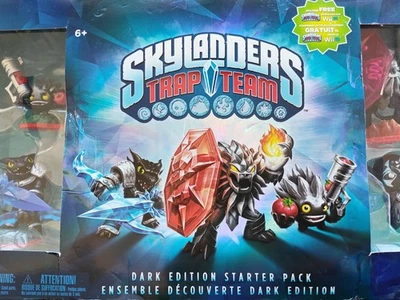 ACTIVISION Nintendo Wii U Skylanders Trap Team - Dark Edition Starter Pack, New - Image 1 of 4