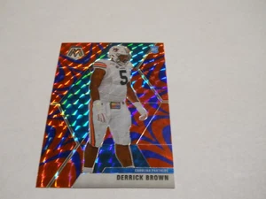 DERRICK BROWN ROOKIE REACTIVE BLUE PRIZM CAROLINA PANTHERS 2020 PANINI MOSAIC - Bild 1 von 2