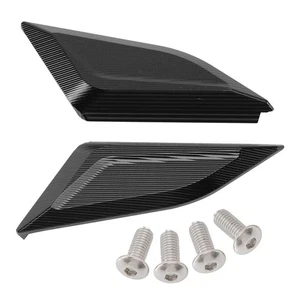 Billet Black Mirror Block Off Plates for Ducati Panigale V4 /S/R V2 2018-2024 - Picture 1 of 7