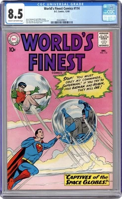 World's Finest #114 CGC 8.5 1960 4560499011 - Image 1 of 2