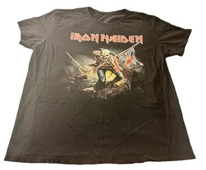 Vintage Iron Maiden Erwachsene 2XL T-Shirt Eddie The Trooper Grafik Metal Bay Island - Bild 1 von 8