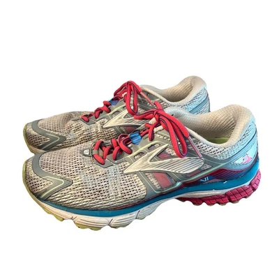 Brooks Ravenna 6 White Raspberry Athletic Running Shoes Sneakers Womens Size 8.5 - Image 1 of 4