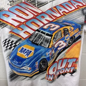 Vintage Chase Ron Hornady NAPA NASCAR AOP T Shirt Size Large Out In Front - Picture 1 of 19