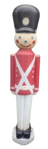 VTG Toy Soldier Statue Outdoor Christmas Holiday Blow Mold No Light PARTS - Picture 1 of 7