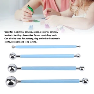 4PCS Set Ball Stylus Multifunctional Alloy And Plastic Ball Stylus Dot Pain Fit - Picture 1 of 12