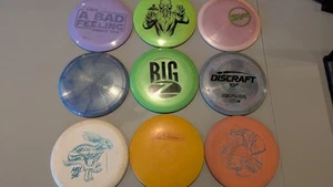 Lote de discos de golf - 9 discos - usados y entintados - Imagen 1 de 10