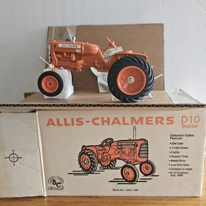 Spec-Cast Allis Chalmers D10 1/16 Diecast Tractor Toy with Box July 1990 Issue - Picture 1 of 3