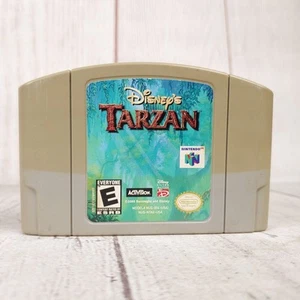 Disney's Tarzan Nintendo 64 N64 Original Authentic Cartridge Only - TESTED WORKS - Picture 1 of 4