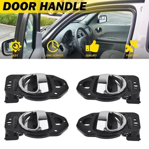 Fit 2006-2011 Chevy HHR LH+RH Side Front+Rear Inside Interior Door Handle Chrome - Picture 1 of 34