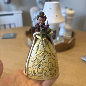 Disney Hanging Traditions Belle Jim Shore Christmas Decoration Ornament Beauty - Picture 1 of 14