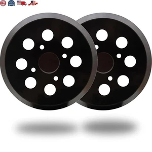 Paquete de 2 almohadillas de lijadora de gancho y bucle de 5 pulgadas y 8 orificios para Ridgid R2600, R2601 5" - Imagen 1 de 12