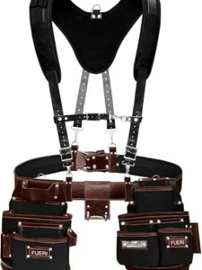FUERI Nylon & Leder Werkzeug Gürteltaschen für Herren und Damen, robuste Werkzeugtasche - Bild 1 von 8