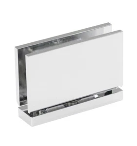 standard pivot hinge wall to glass top or bottom (Polish chrome) - Picture 1 of 4