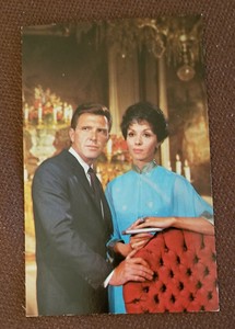 Man who Never Was Robert Lansing Vintage Photo TV fan card, fac. signed Tamkin