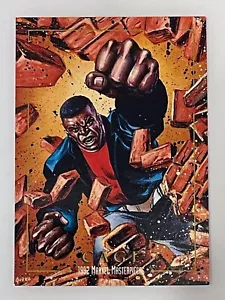 1992 Skybox Marvel Masterpieces "CAGE" Luke Cage Hero For Hire Comic Card #17 - Bild 1 von 4