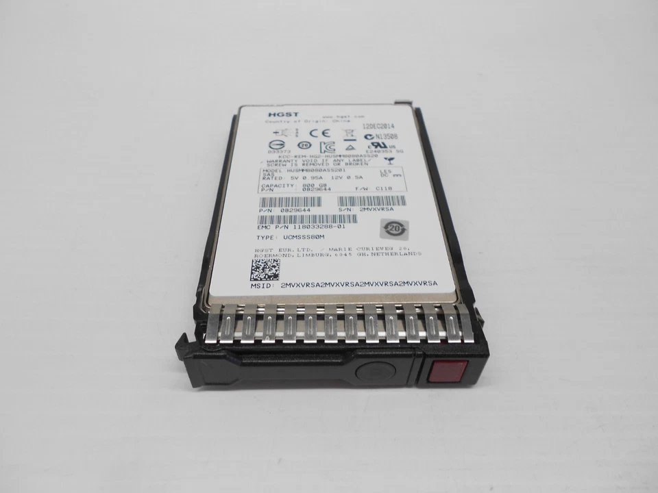 800gb SSD SAS 2.5" 12Gbps Server Hard Drive HP DL360 DL380 Gen8 G8 G9 gen9 G10 - Image 1 of 1