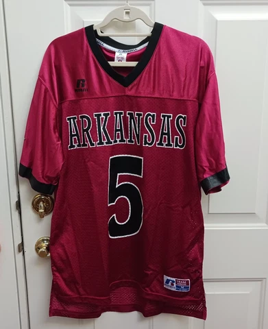 Vtg Arkansas Razorbacks 5 Jersey Darren McFadden Size M Medium Russell Athletic Cover