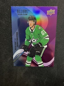 22-23 UD Allure Hockey Rookies Color Flow Blue-Purple SF-91 Fredrik Karlstrom