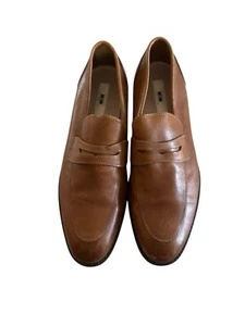 Herren Joseph Abound Braun Italienisch Leder Halbschuh Größe 9  - Bild 1 von 6