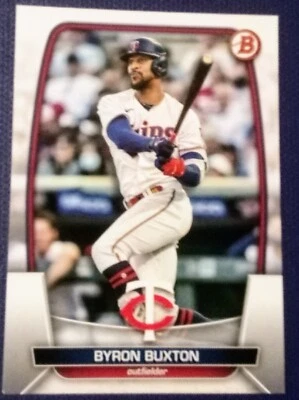 2023 Bowman Byron Buxton #1  Minnesota Twins Baseball Card ⚾ FREE SHIPPING ⚾ - Image 1 of 2
