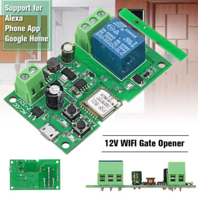 12V WIFI Gate Opener Support For Alexa and Google Home Support and Phone APP - Image 1 of 4