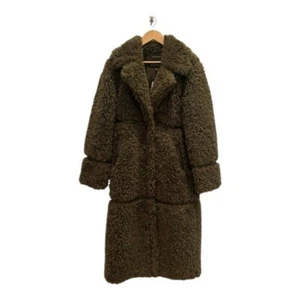 Maxi Abrigo BADGLEY MISCHKA Piel Sintética Verde Oliva Talla Mediana - Imagen 1 de 4
