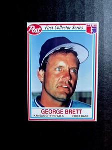 1990 Post Cereal George Brett #4 Kansas City Royals