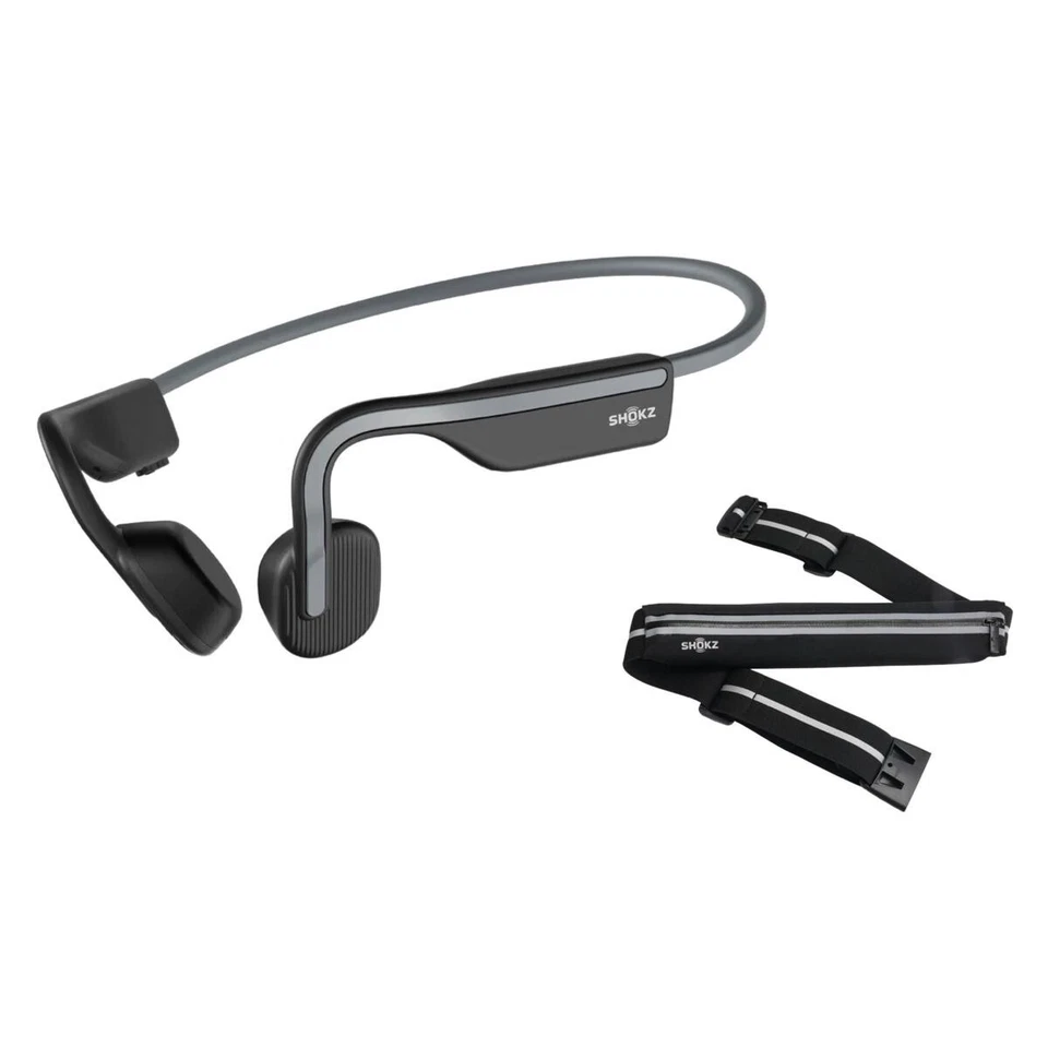 Shokz OpenMove Open-Ear Wireless Headphones - Grey NIB with Sports Belt - Image 1 of 1