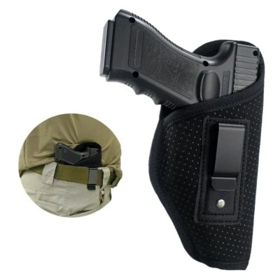 Concealed Carry IWB Soft Neoprene Gun Holster Tactical Right Hand Holster Belt - Image 1 of 4