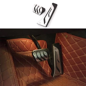 For BMW 7 Series 2016-22 Silver Aluminum Accelerator Brake Pedal Footboard Trim - Foto 1 di 8