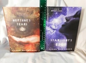 2 Susan Waggoner HC YA Bücher SciFi Zeitreise Neptun Tränen Sternenlichtrand - Bild 1 von 5