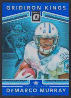 2017 DONRUSS OPTIC BLUE PRIZM GRIDIRON KINGS DEMARCO MURRAY 59/149 TENNESSEE - Image 1 of 2