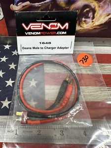 Venom 1648 Charge Adapter: Deans Male - Picture 1 of 5