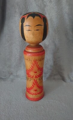 Ancienne Poupées japonaise Kokeshi Naruko retro traditionnelle en bois (1) - Photo 1/4