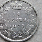 1870 Kanada Victoria 10 Cent.  Siehe ALLE Bilder und Beschreibung
