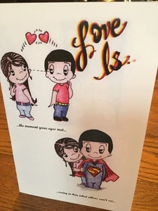 Love Is Greeting Card by Kim Casali (Valentines Day, Thinking of you, Special) - Picture 1 of 12