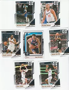 LOS ANGELES CLIPPERS 2024-25 SET SQUADRA COMPLETO (7) HARDEN KAWHI CHRISTIE RC - Foto 1 di 2