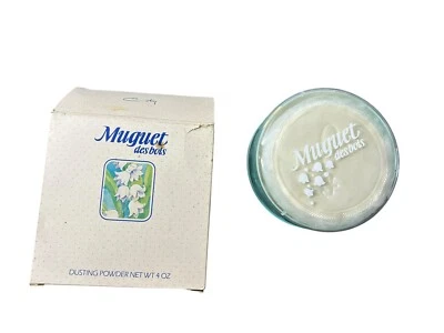POLVO PARA POLVO MUGUET VINTAGE DE COTY 4 OZ en caja original completo y sellado nuevo en stock Foto 1 de 4
