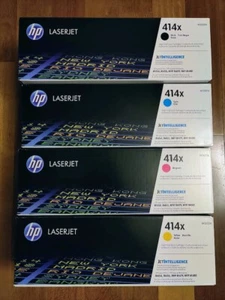 HP Genuine 414X W2020X W2021X W2022X W2023X Laserjet M454 M479 Brand New Sealed - Picture 1 of 2