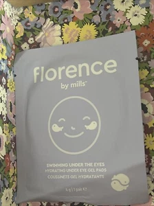 Florence by Mills Swimming Under the Eyes Hydrating Gel Eye Pads 1 Pair BNIP - Picture 1 of 2