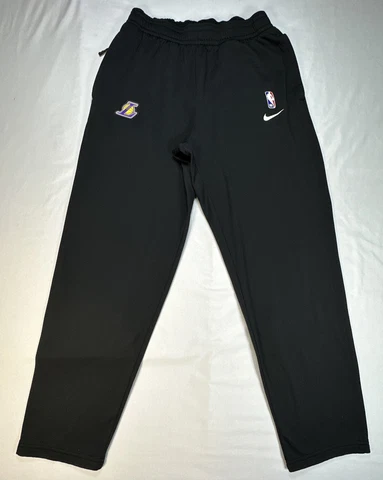 Nike Men’s Sz M NBA Los Angeles Lakers Dri-Fit Pocket Pants AV 1689-010 Cover