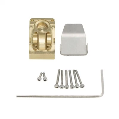 1/24 Axial SCX24 90081 Brass Weight Rear Diff Cover Counter Weight & skid plate - Image 1 of 4