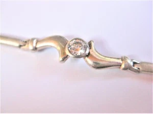 Armband Silber 925 mit Zirkon, 8,65 g - Bild 1 von 3