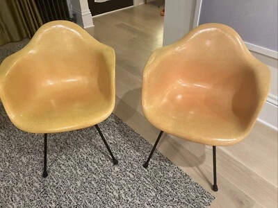 Eames Vintage Fiberglass Chairs Pair Of 2 - Image 1 of 3