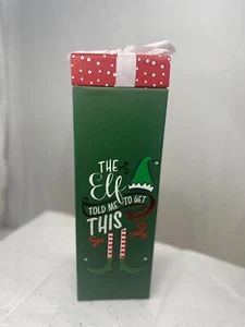 L@@L: "ELF" HOLIDAY WINE / LIQOUR BOTTLE GIFT BOX, GET IT NOW & SAVE $$$ - Picture 1 of 6
